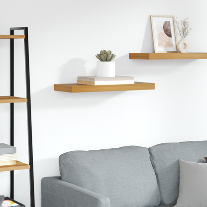 Wall Shelf Wall-mounted Brown 60 x 23 x 4 cm Engineered Wood