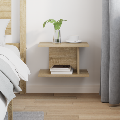 Bedside Table Sonoma Oak 40 x 30 x 25 cm Engineered Wood