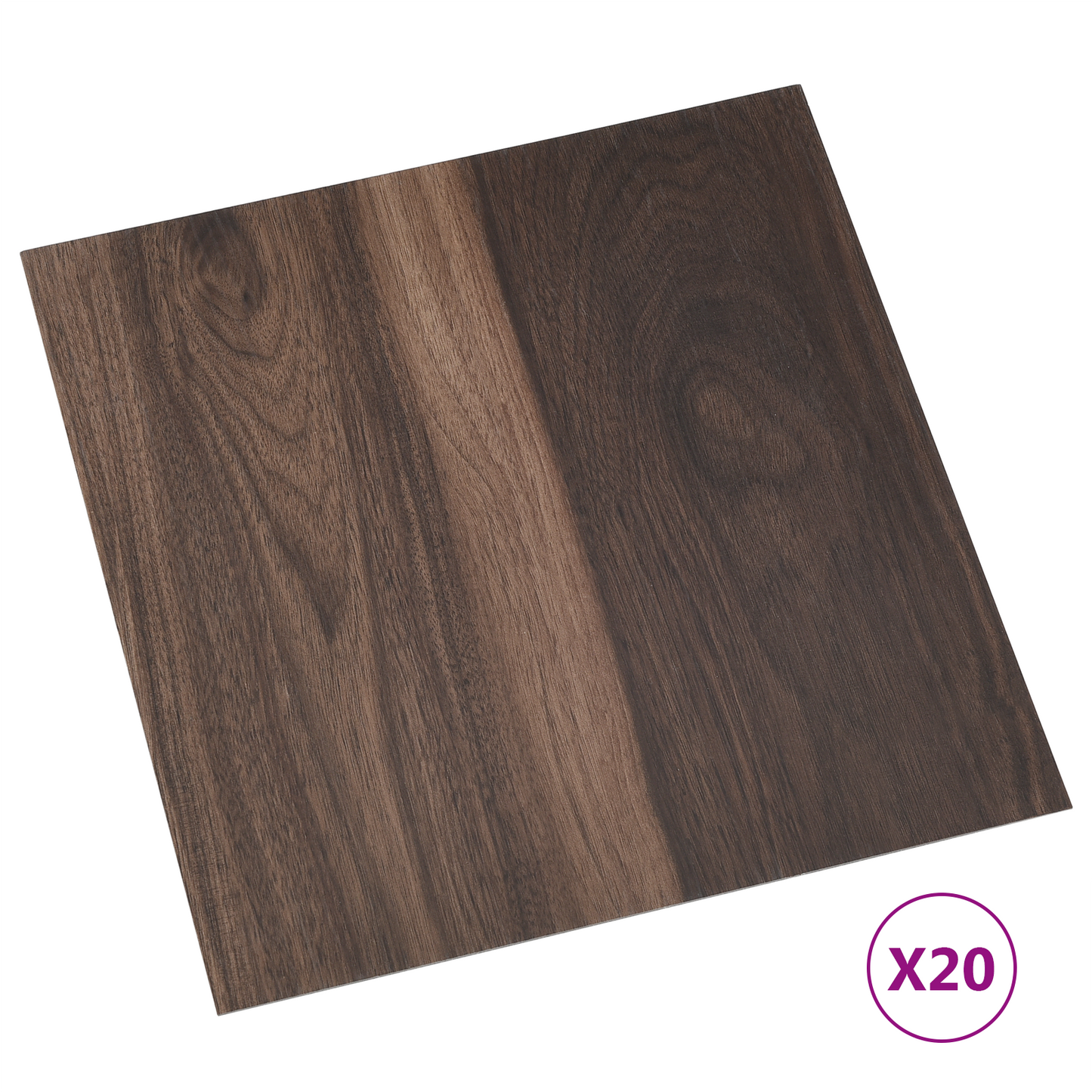 Self-adhesive Flooring Planks 30.5 x 30.5 cm 20 pcs PVC