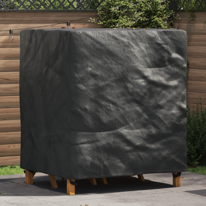 Furniture Cover Plain Black 116 x 100 x 120 cm 210D