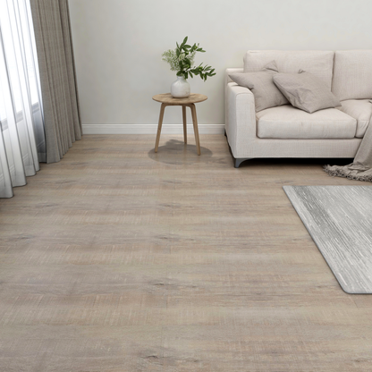 Flooring Planks 55 pcs Taupe 5.11 m² PVC