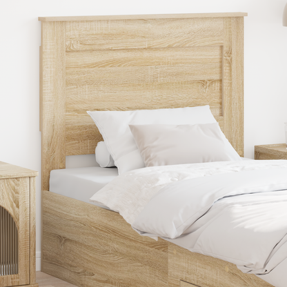 Headboard with Headboard Sonoma Oak 100 cm Engineered Wood