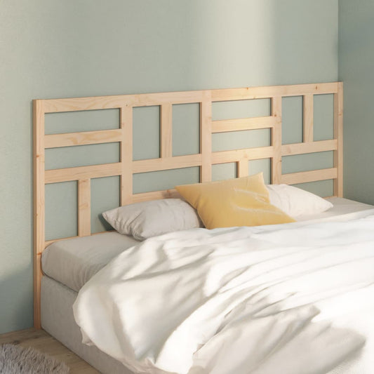 818205 vidaXL Bed Headboard 186x4x104 cm Solid Wood Pine