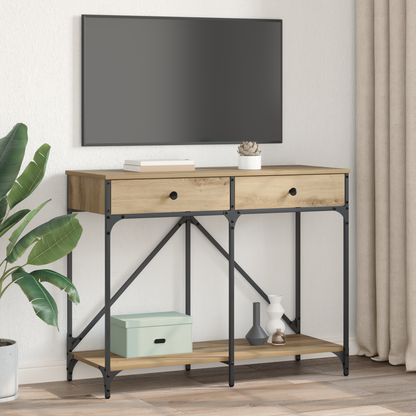 Console Table Artisan Oak 100 x 39 x 78.5 cm Engineered Wood