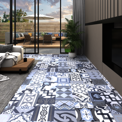 Flooring Planks 5.11 m² 55 pcs PVC Coloured pattern
