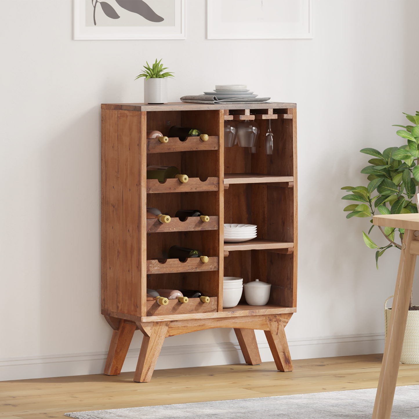 Rack Brown 60 x 30 x 90 cm Solid Reclaim Wood