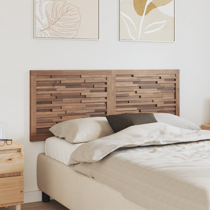 Bed Headboard Natural Solid Teak Wood