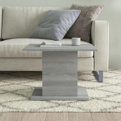 Coffee Table Grey Sonoma 55,5x55,5x40 cm Engineered Wood