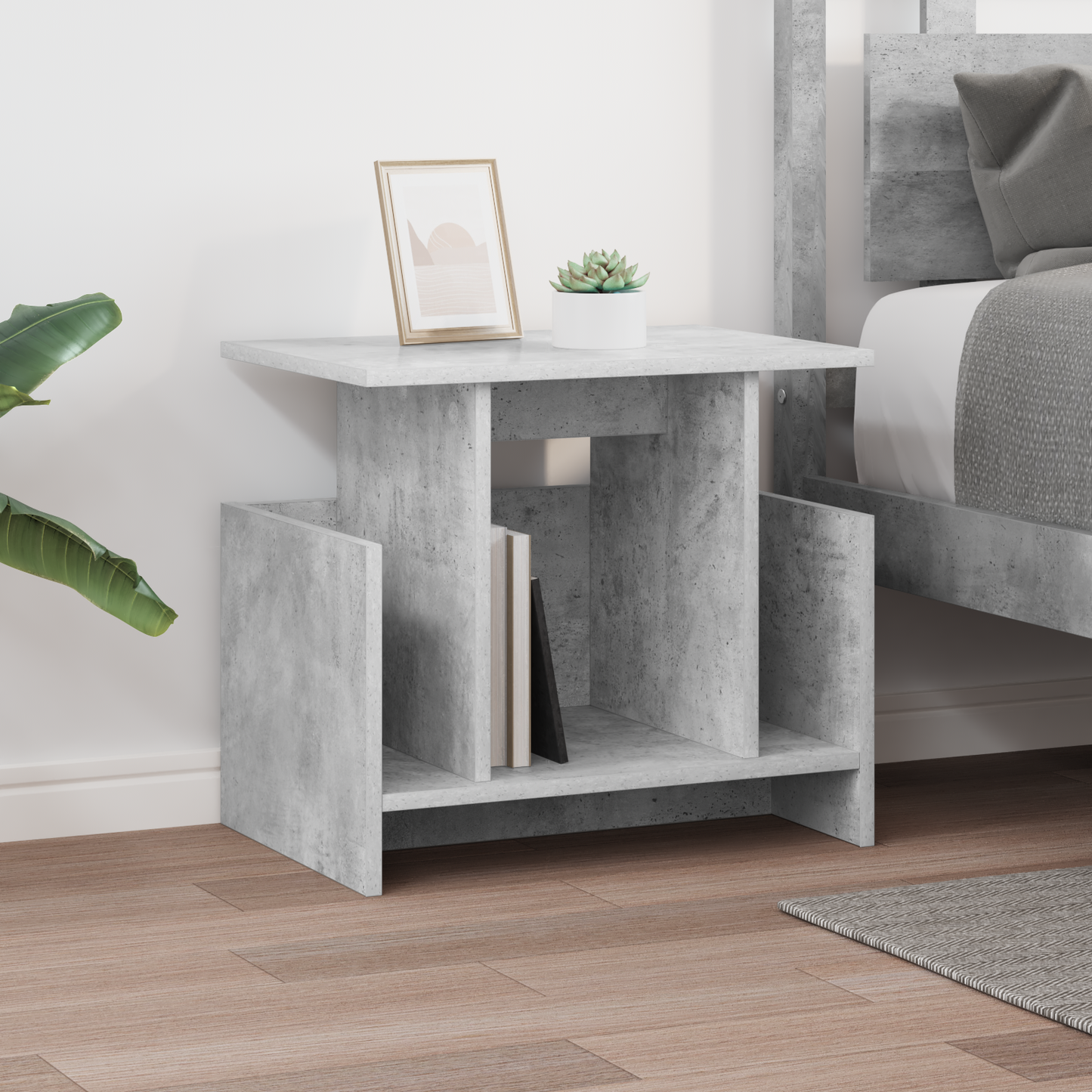 TV Stand Concrete Grey 50 x 35 x 45 cm Engineered Wood