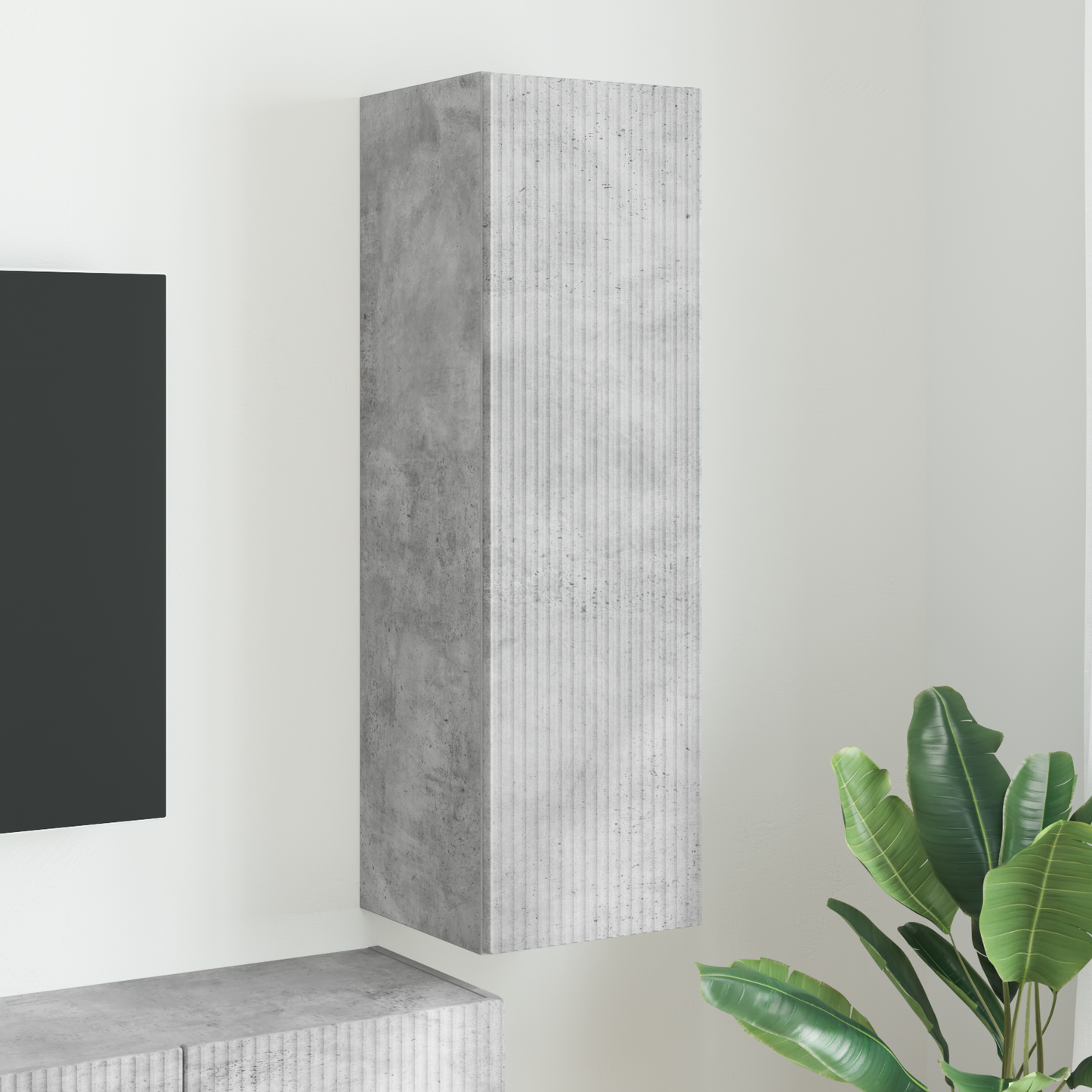 TV Wall Cabinet Concerte 30 x 31 x 100 cm Engineered Wood