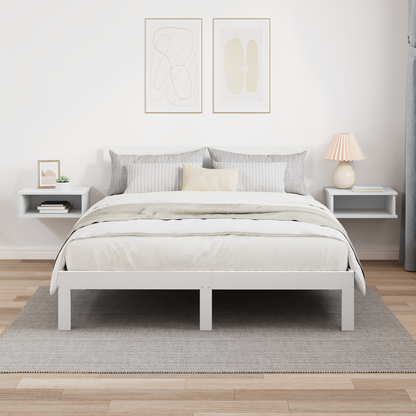 Bedside Table 2 pcs White 40 x 31 x 15 cm Engineered Wood