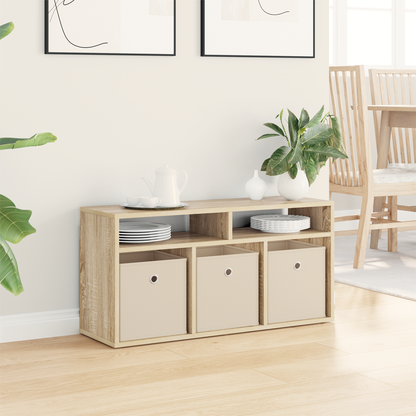 Lowboard with Drawer Sonoma Oak 87 x 27.5 x 43 cm