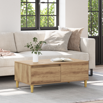 Coffee Table Artisan Oak 90 x 50 x 35 cm Engineered Wood
