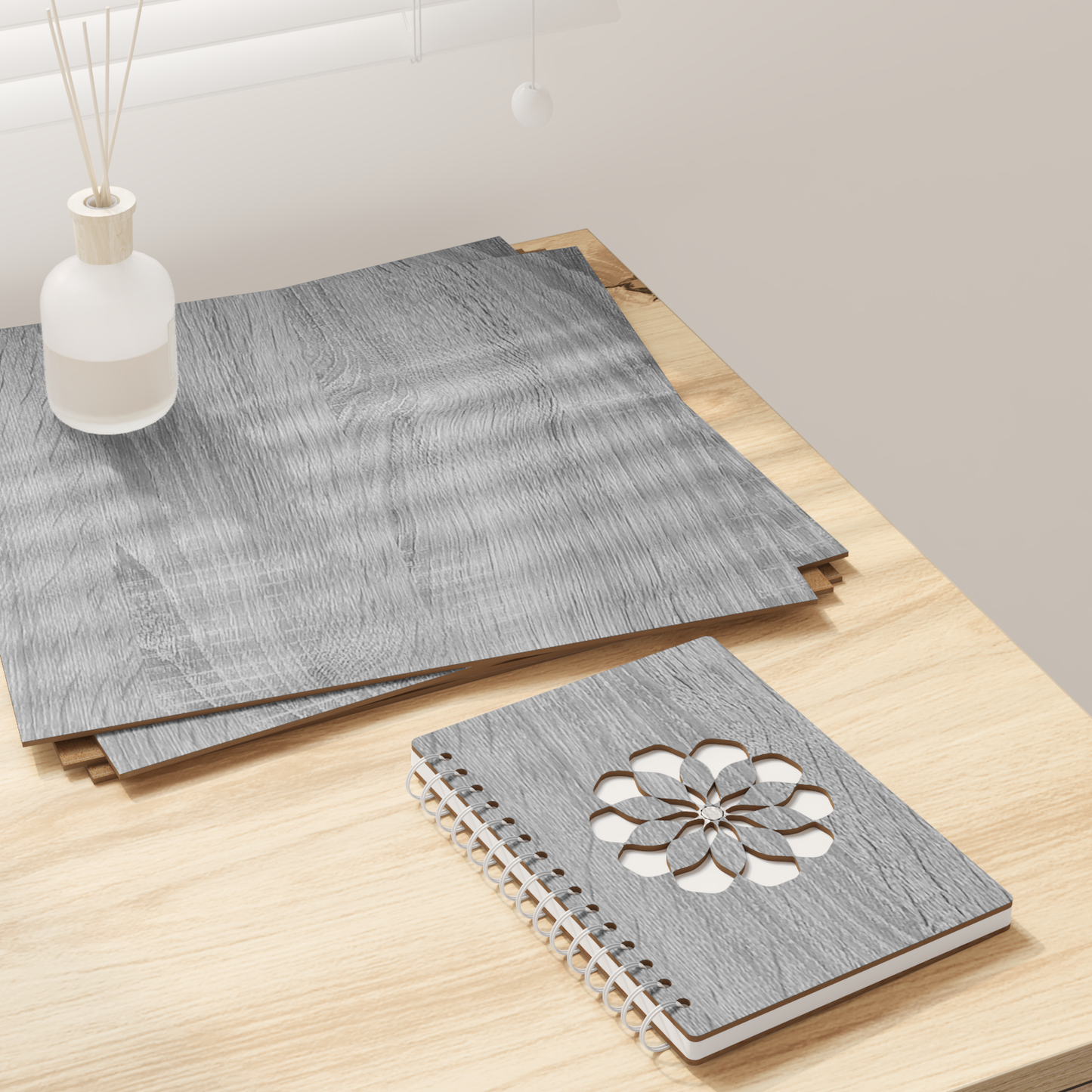 Decor Panels 12 pcs Grey Sonoma 30 x 30 x 0.27 cm
