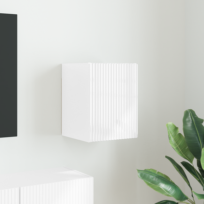 TV Wall Cabinet Gloss White 30 x 31 x 40 cm Engineered Wood