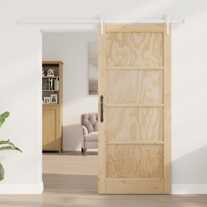 Sliding Door ORKDAL Natural and White 86 x 198.5 cm