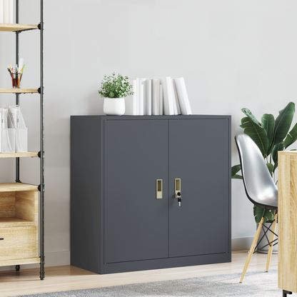 Storage Cabinet Anthracite 90 x 40 x 90 cm Steel