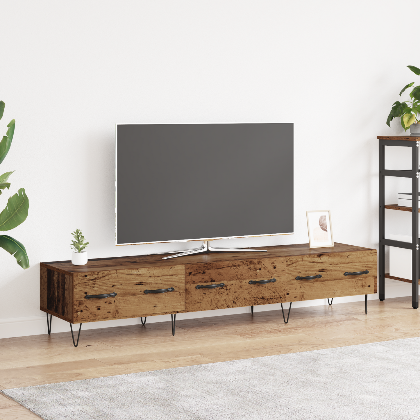 TV Cabinet Old wood 150 x 36 x 30 cm Engineered wood