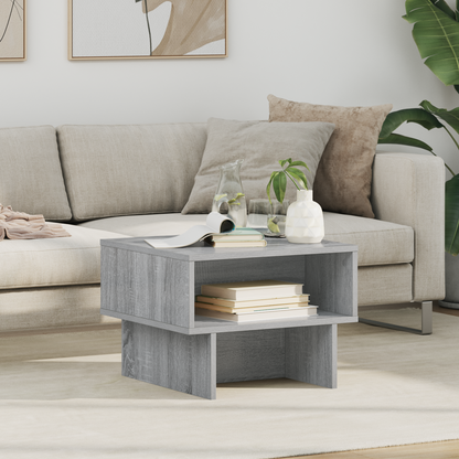 Coffee Table Grey Sonoma 48 x 46 x 35 cm Engineered Wood