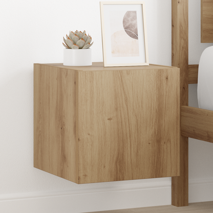 TV Wall Cabinet Artisian Oak 30.5 x 35 x 30 cm Engineered Wood