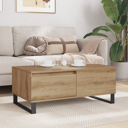 Coffee Table Artisan Oak 90 x 50 x 36.5 cm Engineered Wood