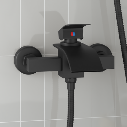 Shower Mixer Tap Black G 1 / 2 inches