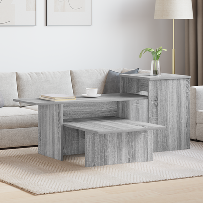 Console Table Grey Sonoma 91.5 x 35 x 38.5 cm Engineered Wood