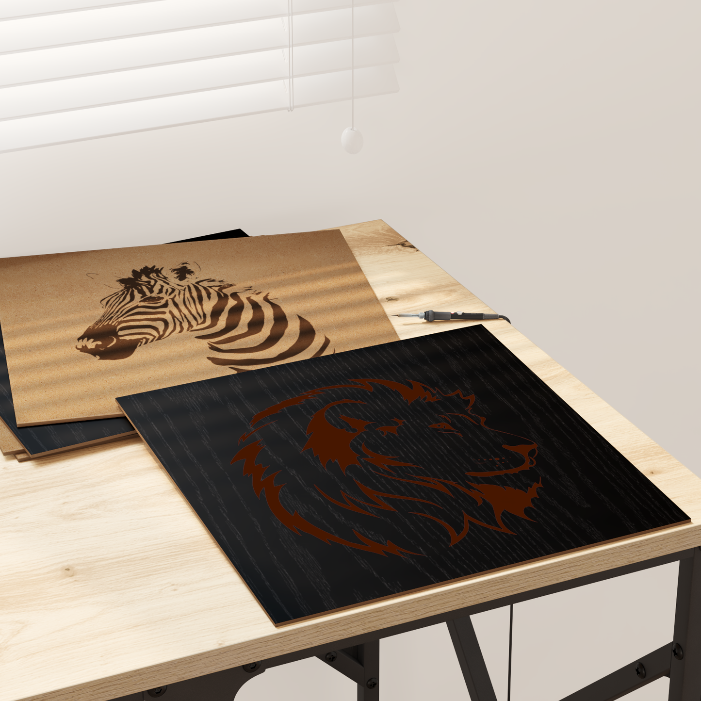 Decor Panels 50 pcs Black Oak 30 x 30 x 0.27 cm Engineered Wood