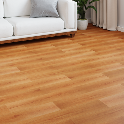 Laminate Flooring 15 pcs Beige 101 x 20 x 0.8 cm