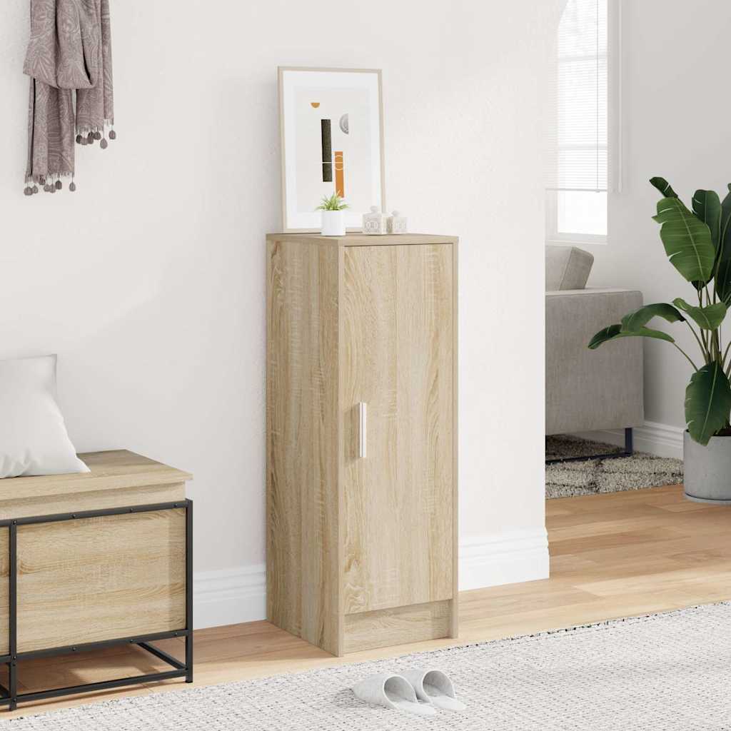 Shoe Cabinet Sonoma Oak 32x35x92 cm Engineered Wood