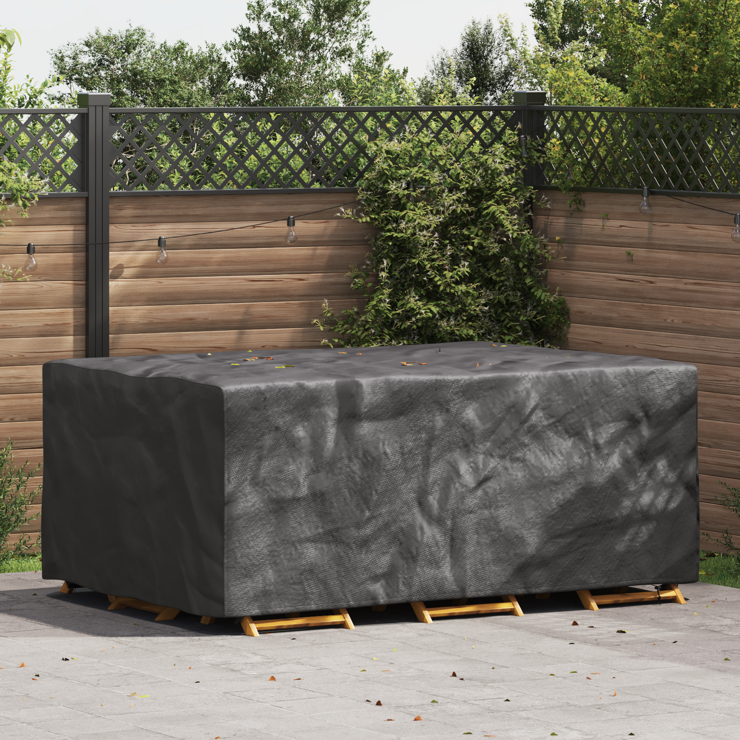 Furniture Cover Plain Black 230 x 165 x 80 cm 210D