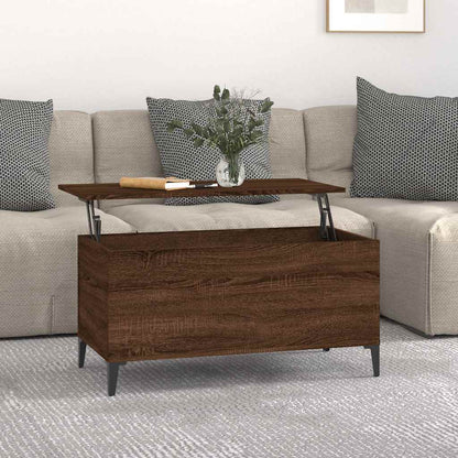 Coffee Table Brown Oak 90x44,5x45 cm Engineered Wood