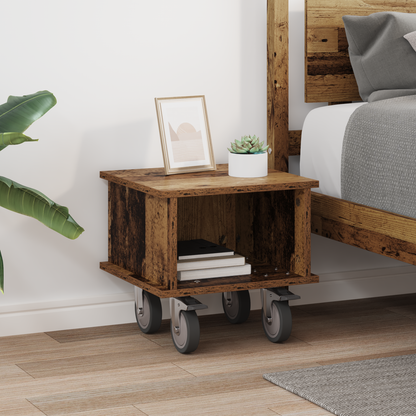 TV Stand Old Wood 37 x 35 x 35 cm Engineered Wood