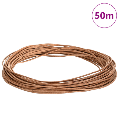 Leather Cord Brown Ø2.5 mm x 5 m Leather