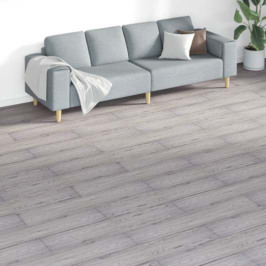 Flooring Planks 18 pcs Dark Grey 5.26 m² PVC