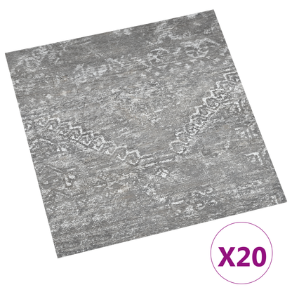 Self-adhesive Flooring Planks 30.5 x 30.5 cm 20 pcs PVC