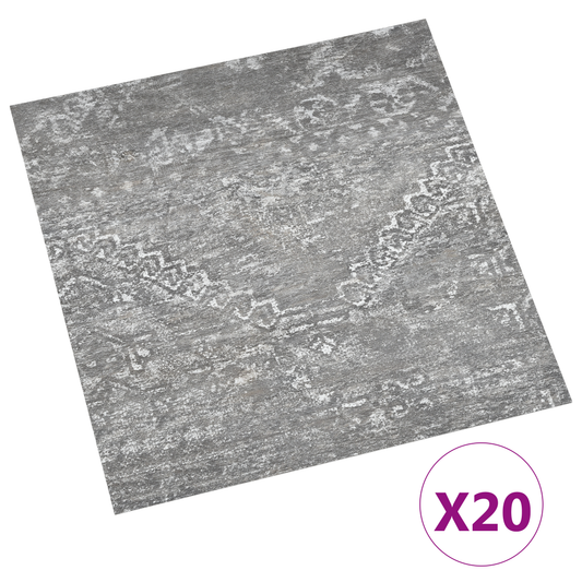 Self-adhesive Flooring Planks 30.5 x 30.5 cm 20 pcs PVC
