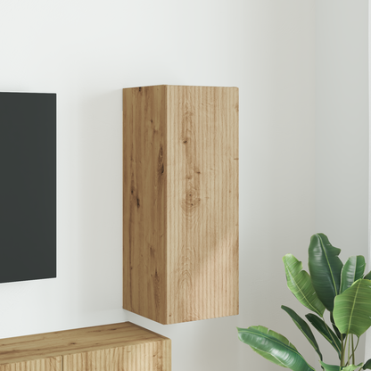 TV Wall Cabinet Artisian Oak 30 x 31 x 80 cm Engineered Wood