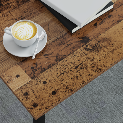 Coffee Table Old Wood 80 x 80 x 45 cm Engineered Wood