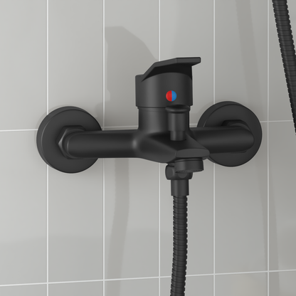 Shower Mixer Tap Black G 1 / 2 inches