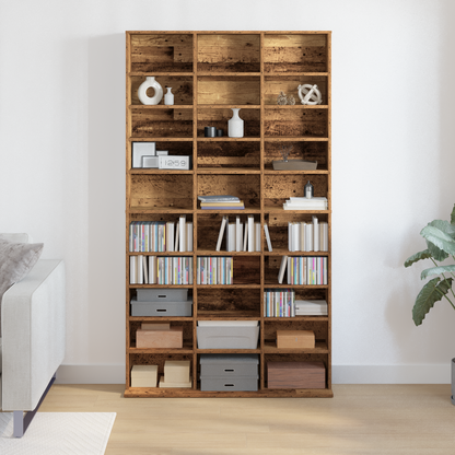 CD Cabinet Old wood 101 x 23 x 177.5 cm Engineered Wood