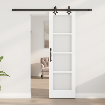 Sliding Door ORKDAL White and Black 61 x 198.5 cm