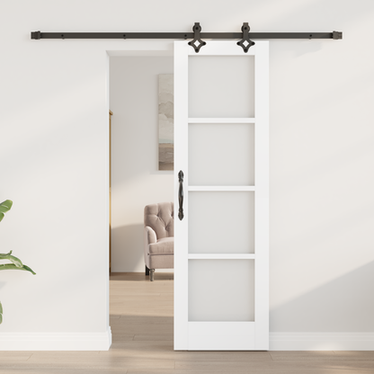 Sliding Door ORKDAL White and Black 61 x 198.5 cm