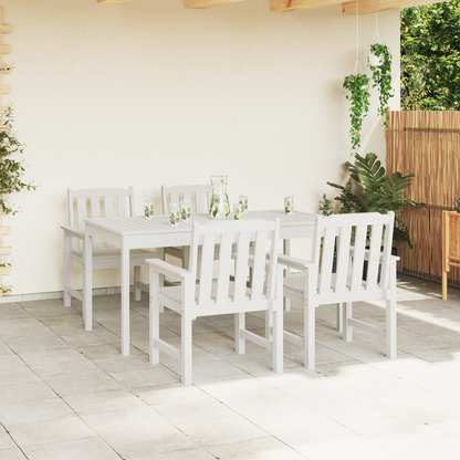 Garden Chair 4 pcs White 65.5 x 59 x 88 cm Polyethylene