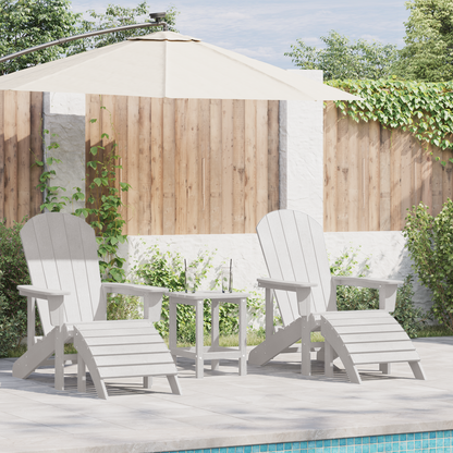 Garden Chair 2 pcs White 83 x 74 x 92 cm Polyethylene