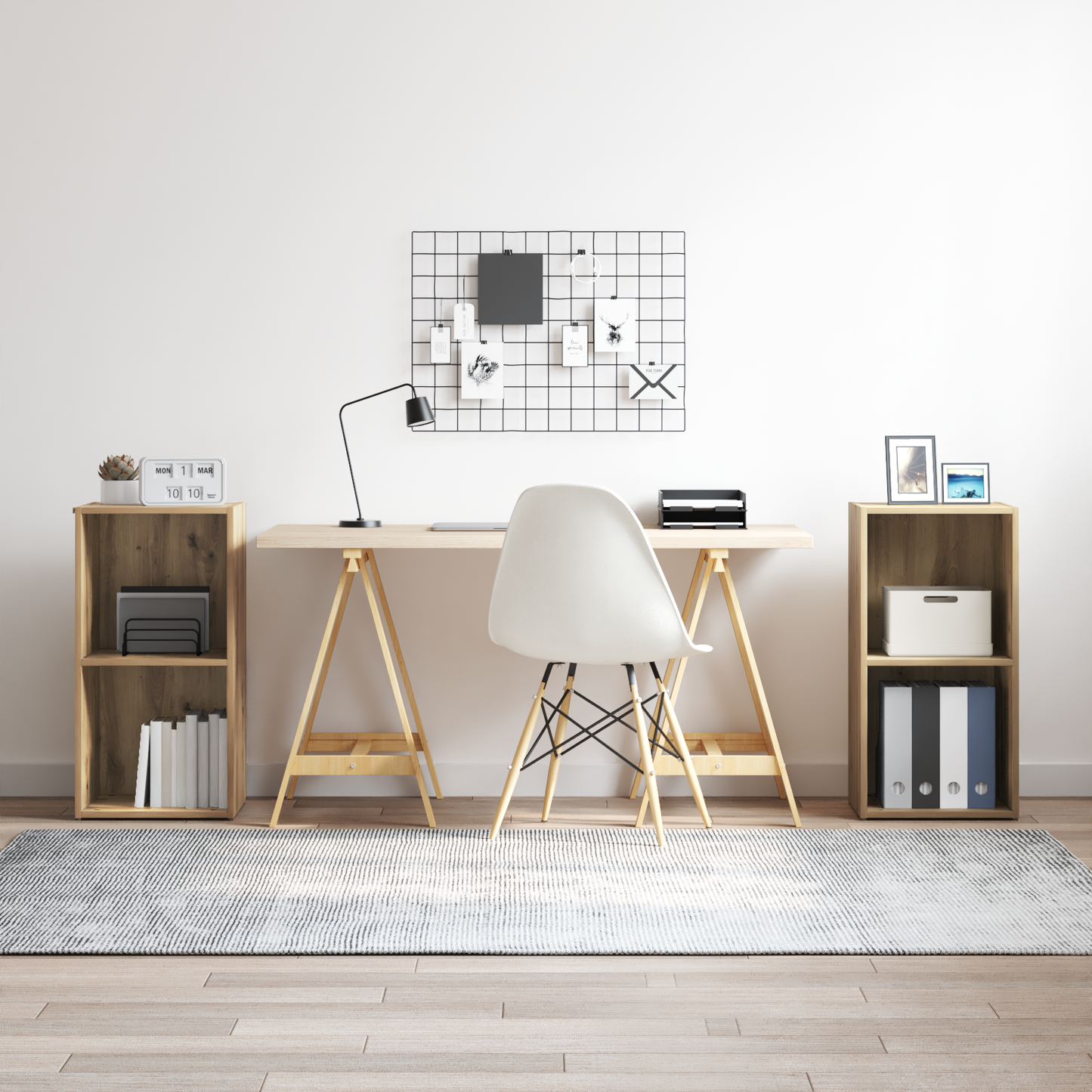 TV Cabinet Set Wall-mounted 2 pcs Artisan Oak 37 x 35 x 72 cm