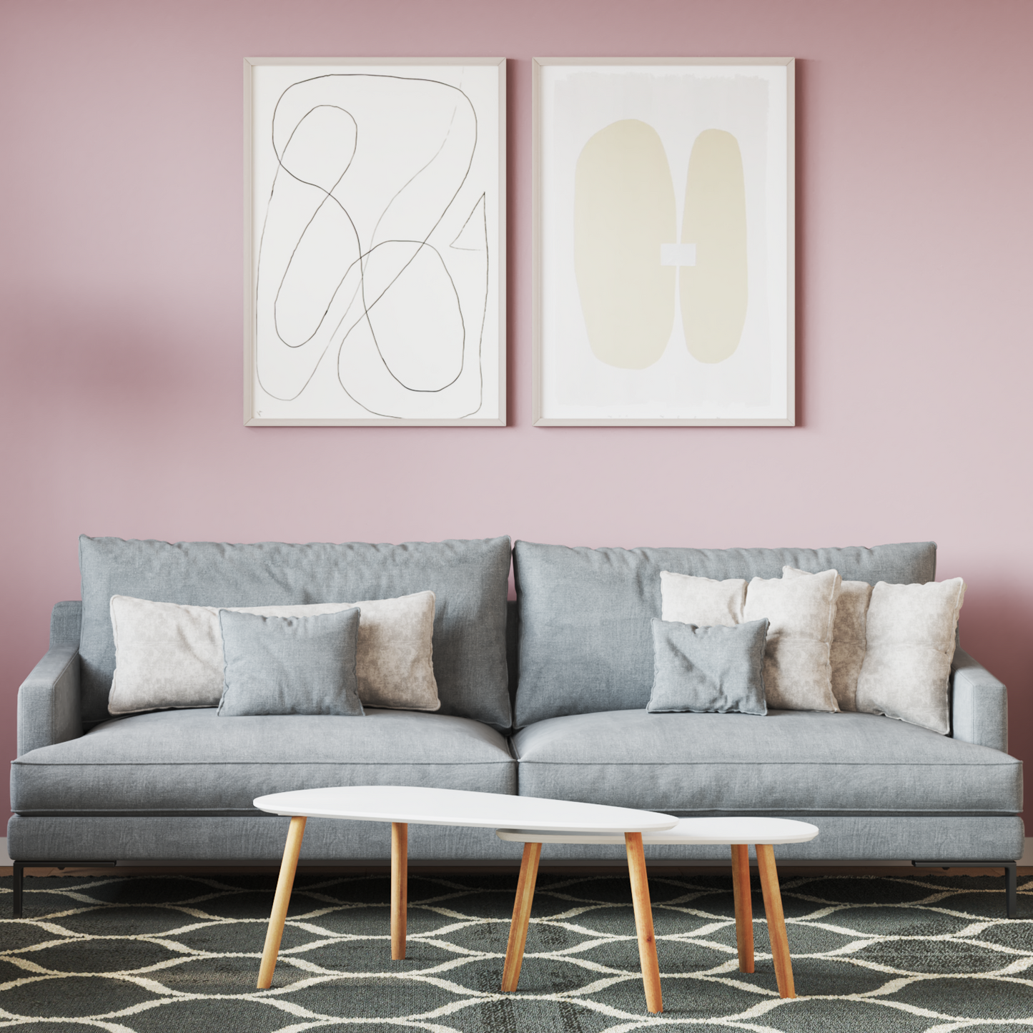 Wall Paint Pink 2.5 L Wall Print