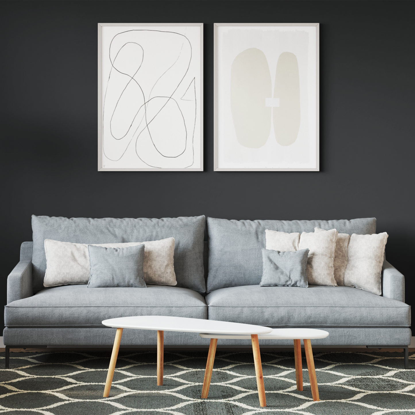 Wall Paint Black 2.5 L Wall Print