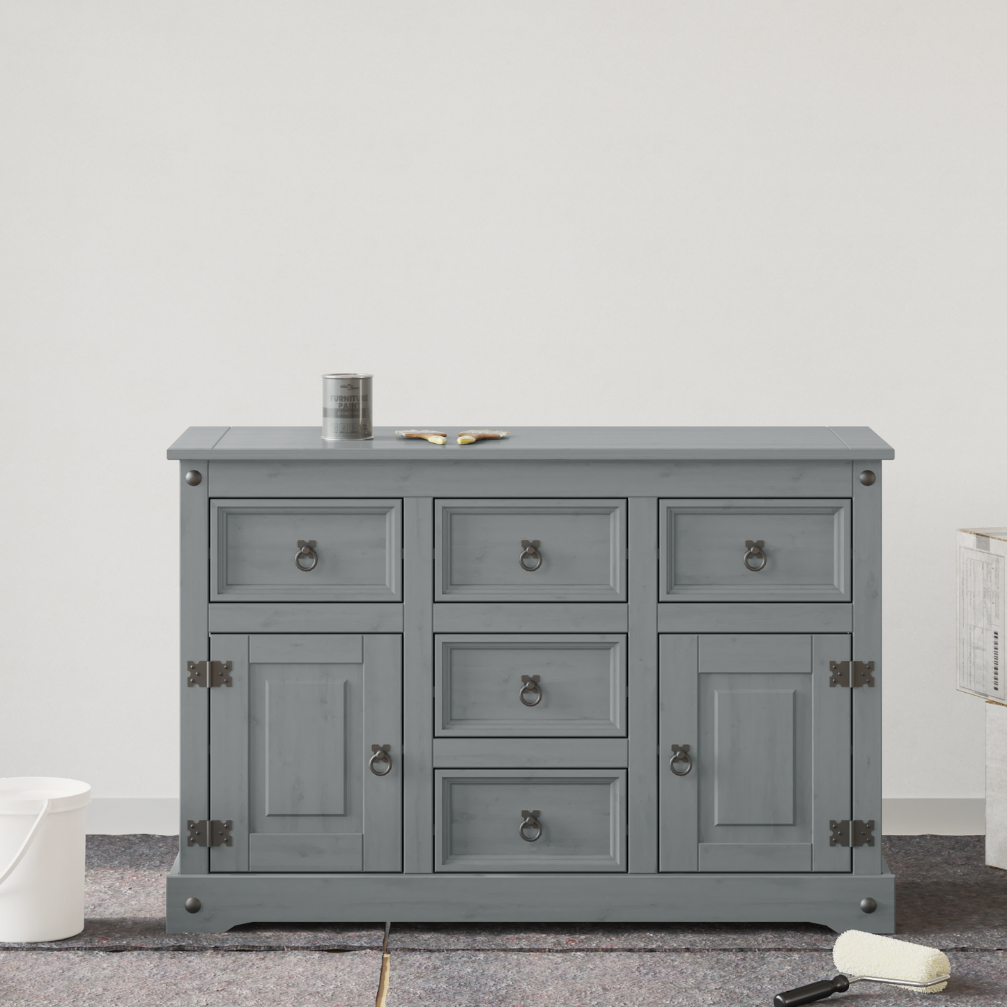 Furniture Paint Grey 0.75 L Wall Print