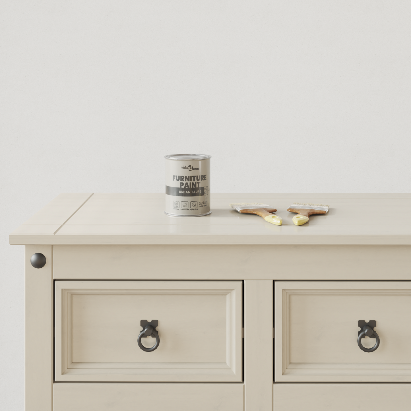 Furniture Paint Brown 0.75 L Wall Print